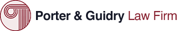 Logo of Porter & Guidry Law Firm